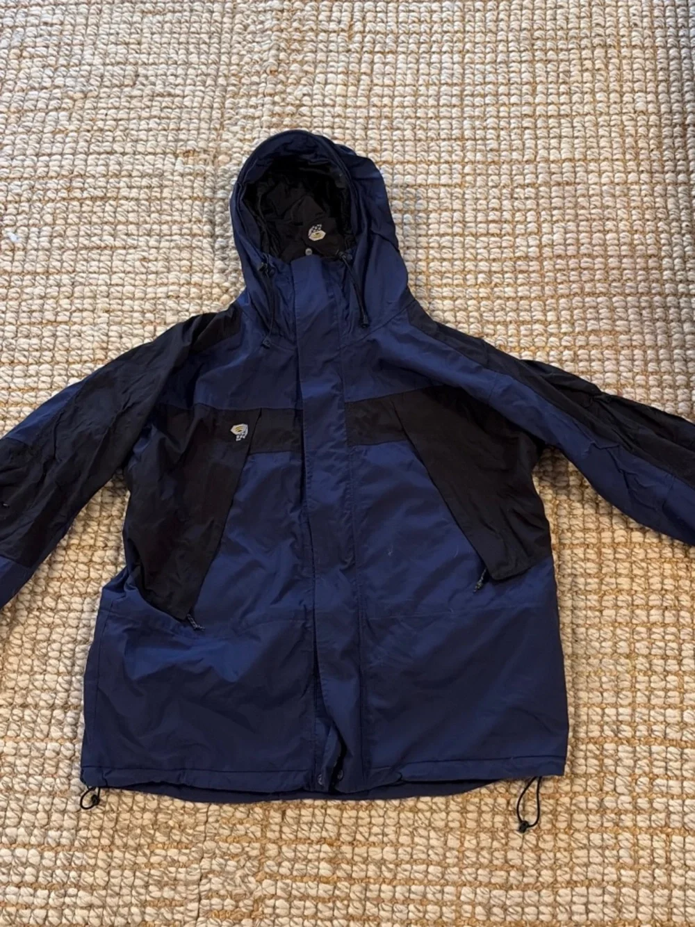 Mountain Hardwear Jacket Mens Large Blue Hooded Insulated Ski Parka Conduit